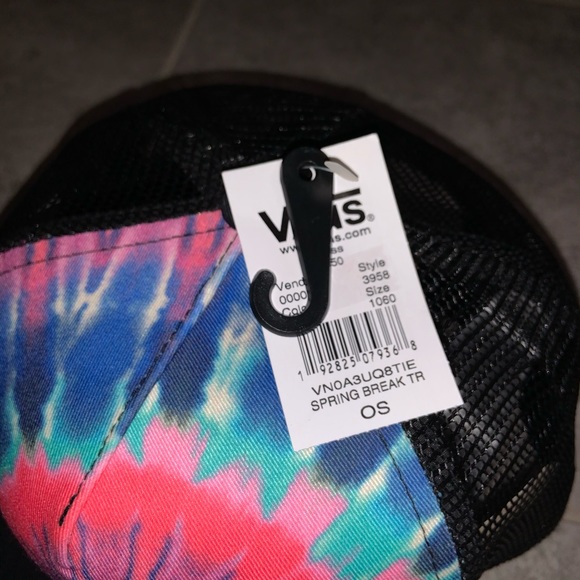 New Men Vans Spring Break Tie Dye Hat Snapback Cap - Picture 3 of 5